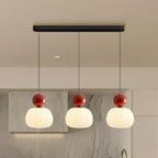 Nordic Pumpkin Pendant Light with Adjustable LED Ceiling Glow