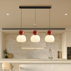 Nordic Pumpkin Pendant Light with Adjustable LED Ceiling Glow