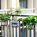 3-Piece Balcony Flower Pot Holder Set
