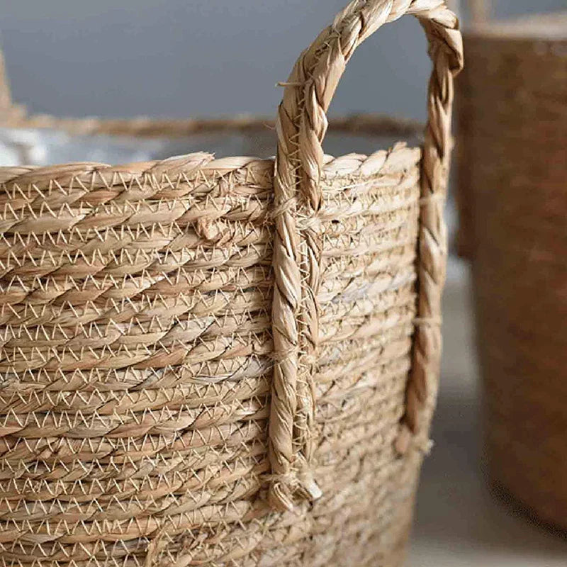 Nordic Woven Plant Storage Basket Modern Home Storage