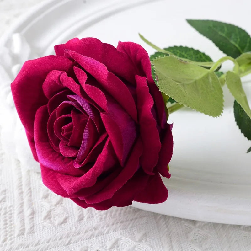20-Piece Velvet Silk Rose Bouquet