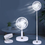 Portable Air Cooling Fan Adjustable Height Desk and Floor Fan