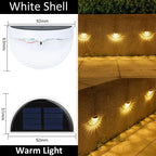 Solar Powered Garden Wall Light with Self-Contained Waterproof Design