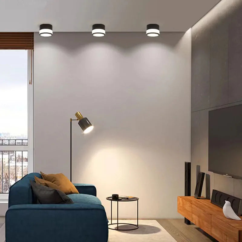 Nordic Surface Mounted LED Downlight, 9W or 15W