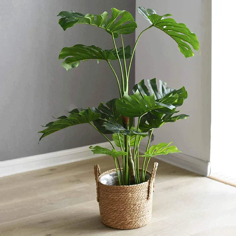 Nordic Woven Plant Storage Basket Modern Home Storage