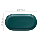Nordic Ceramic Marble Oval Tray