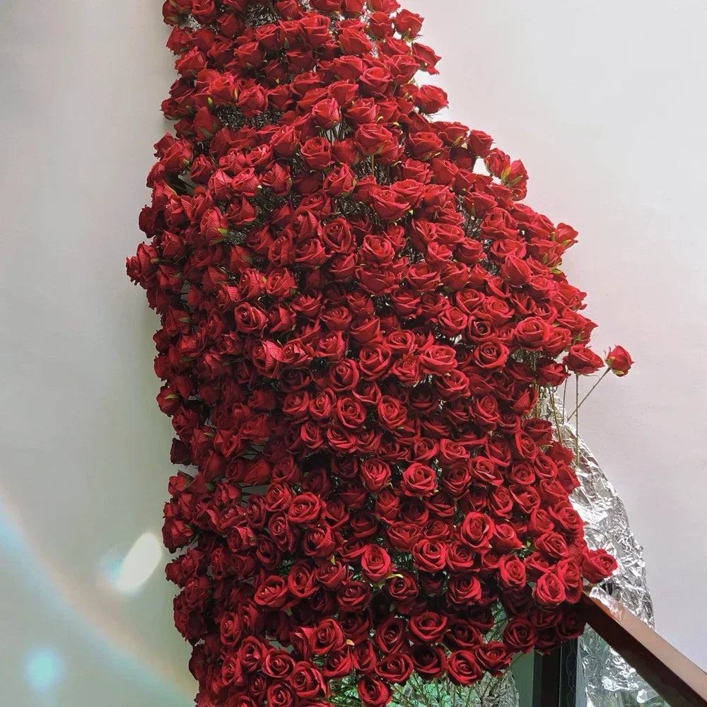 20-Piece Velvet Silk Rose Bouquet