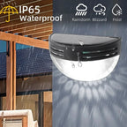 Solar Powered Garden Wall Light with Self-Contained Waterproof Design