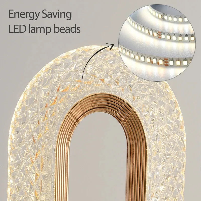 Stellora 3D Crystal LED Night Light with Touch Dimming