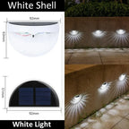 Solar Powered Garden Wall Light with Self-Contained Waterproof Design