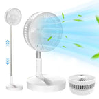 Portable Air Cooling Fan Adjustable Height Desk and Floor Fan