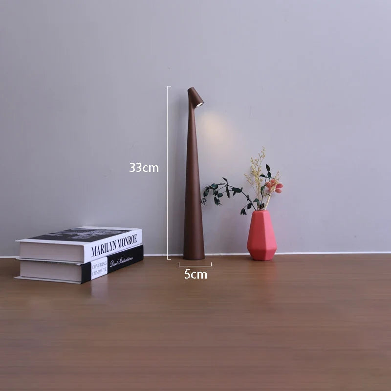 Glowora Rechargeable LED Table Lamp with Touch Dimming