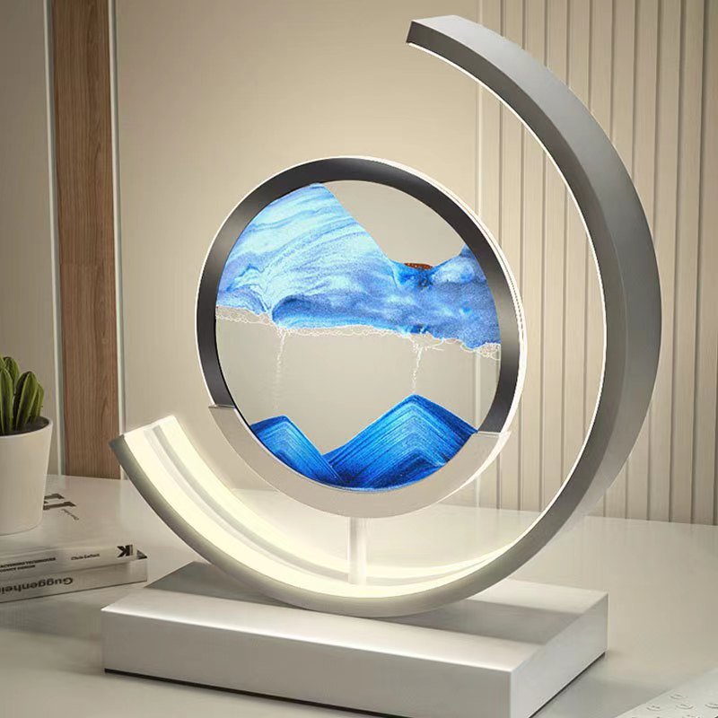 Sandlight Quicksand LED Table Lamp with 360° Rotation