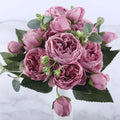 Silky Rose & Baby’s Breath Bouquet