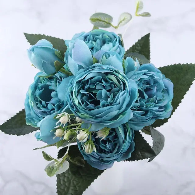 Silky Rose & Baby’s Breath Bouquet