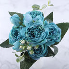 Silky Rose & Baby’s Breath Bouquet