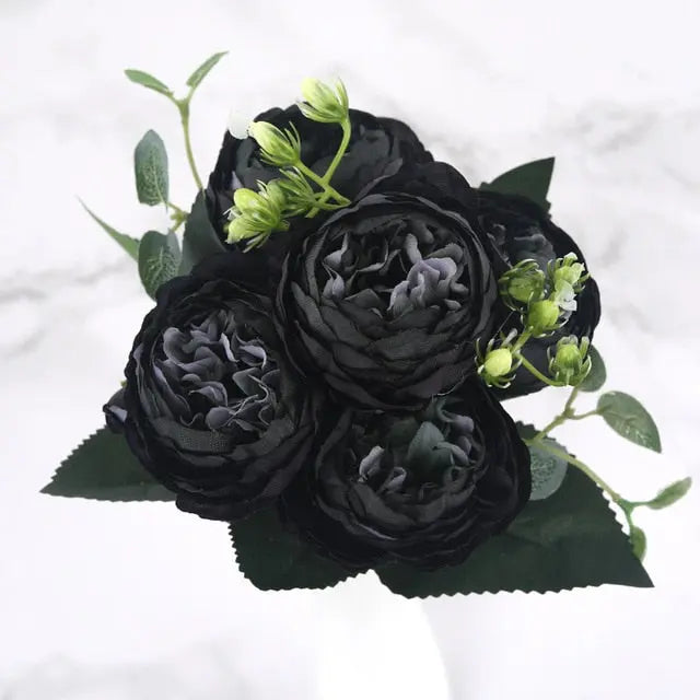 Silky Rose & Baby’s Breath Bouquet