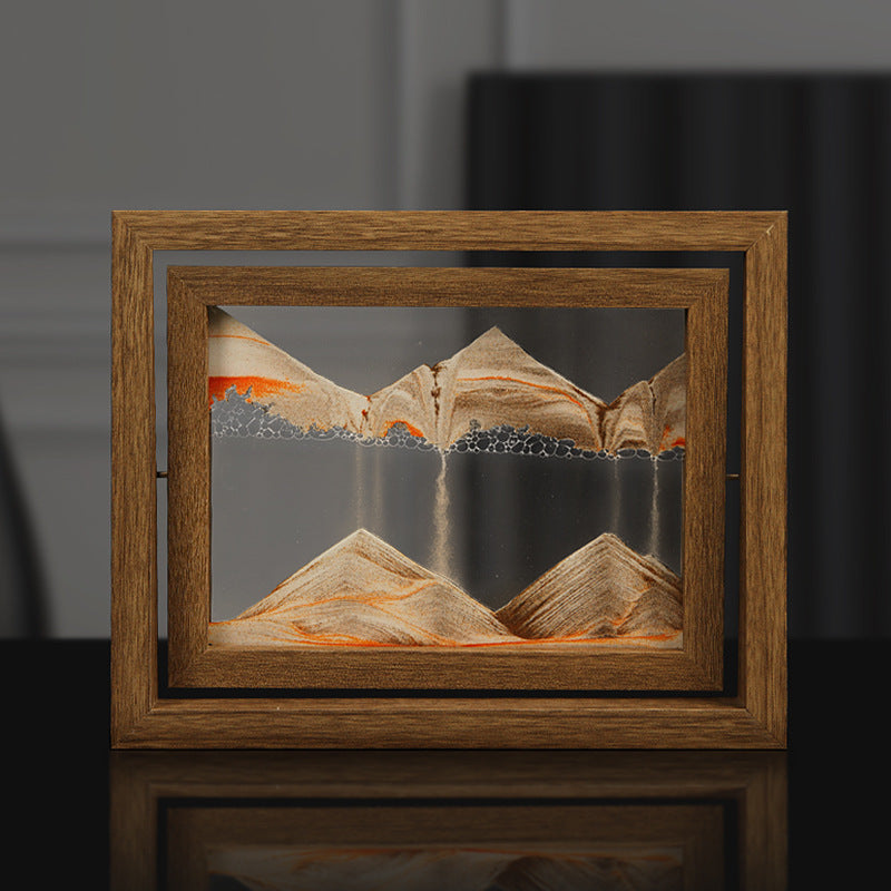 3D Rotating Sand Art Decor