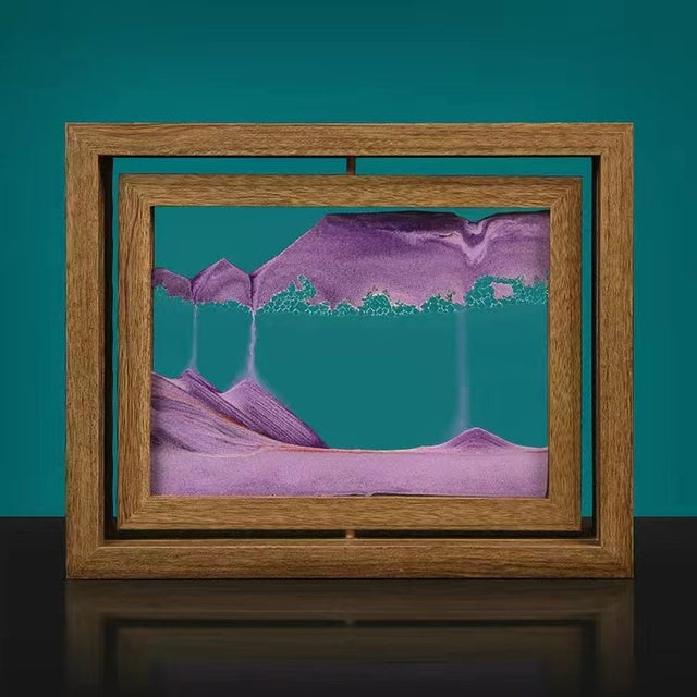3D Rotating Sand Art Decor