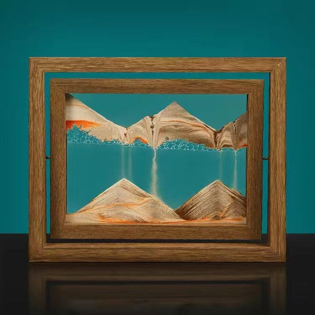 3D Rotating Sand Art Decor