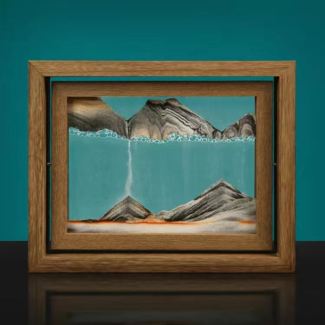 3D Rotating Sand Art Decor
