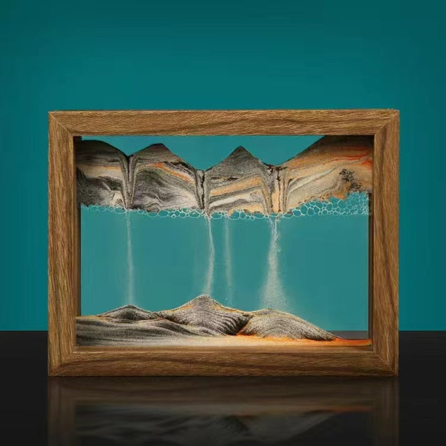 3D Rotating Sand Art Decor