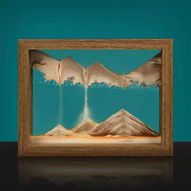 3D Rotating Sand Art Decor