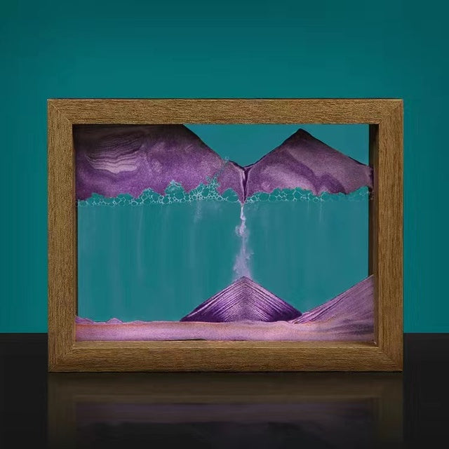 3D Rotating Sand Art Decor