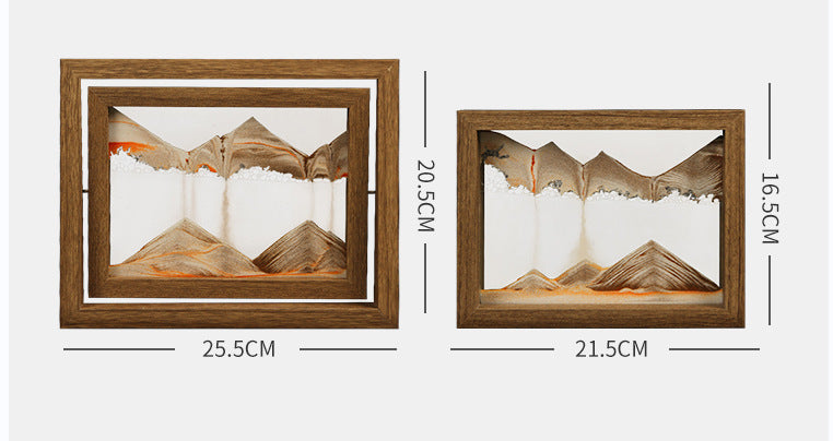 3D Rotating Sand Art Decor