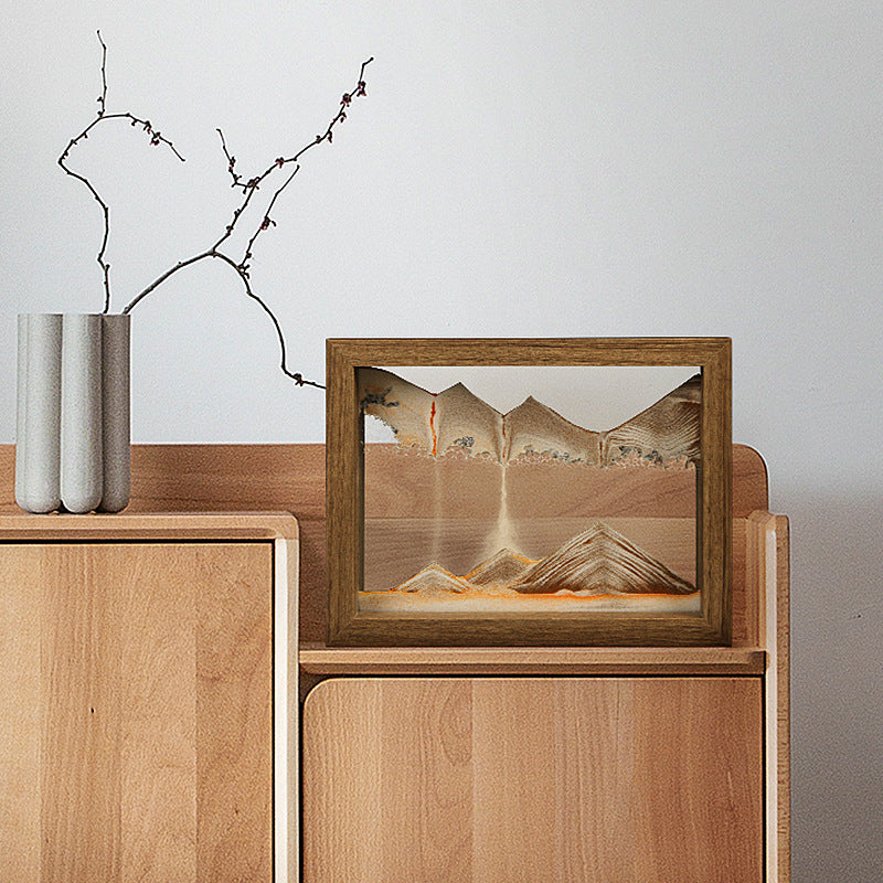 3D Rotating Sand Art Decor