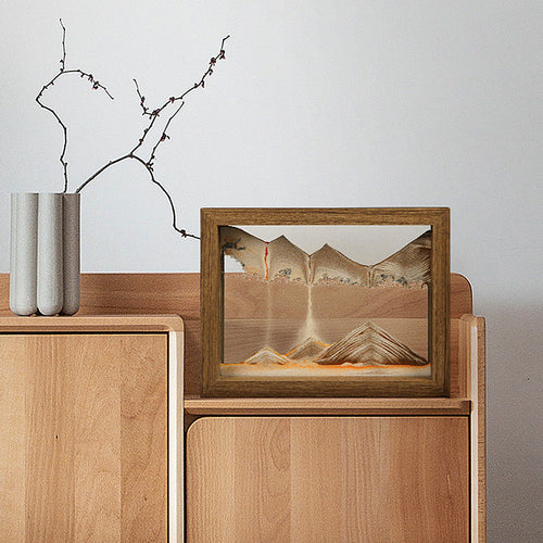 3D Rotating Sand Art Decor