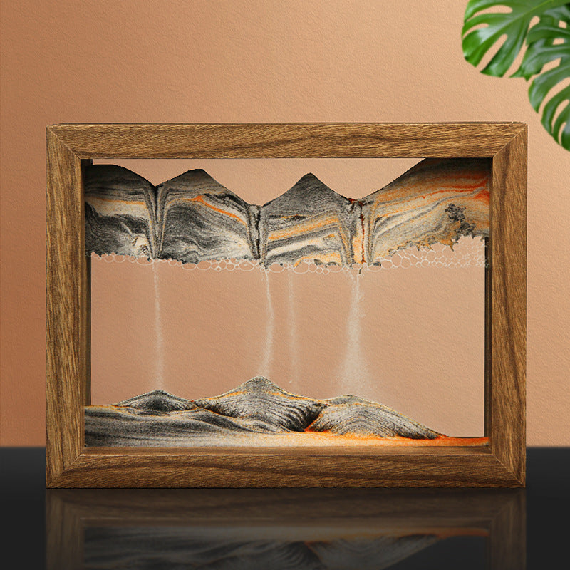 3D Rotating Sand Art Decor