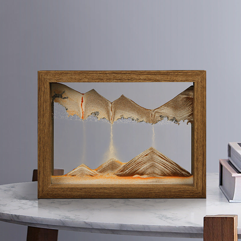 3D Rotating Sand Art Decor