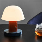 Rechargeable LED Mushroom Table Lamp with Touch Dimming