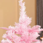 6ft Pink Pop-Up Artificial Christmas Tree with 892 Branch Tips