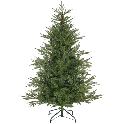 5ft Artificial Christmas Tree with 1724 Tips Metal Base and Easy Assembly