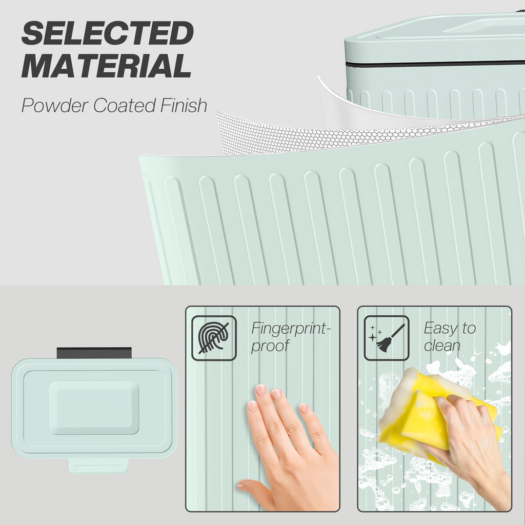 Dual Compartment Pedal Bin with Soft-Close Lid