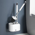 Silicone and Nylon Toilet Brush Set with Holder