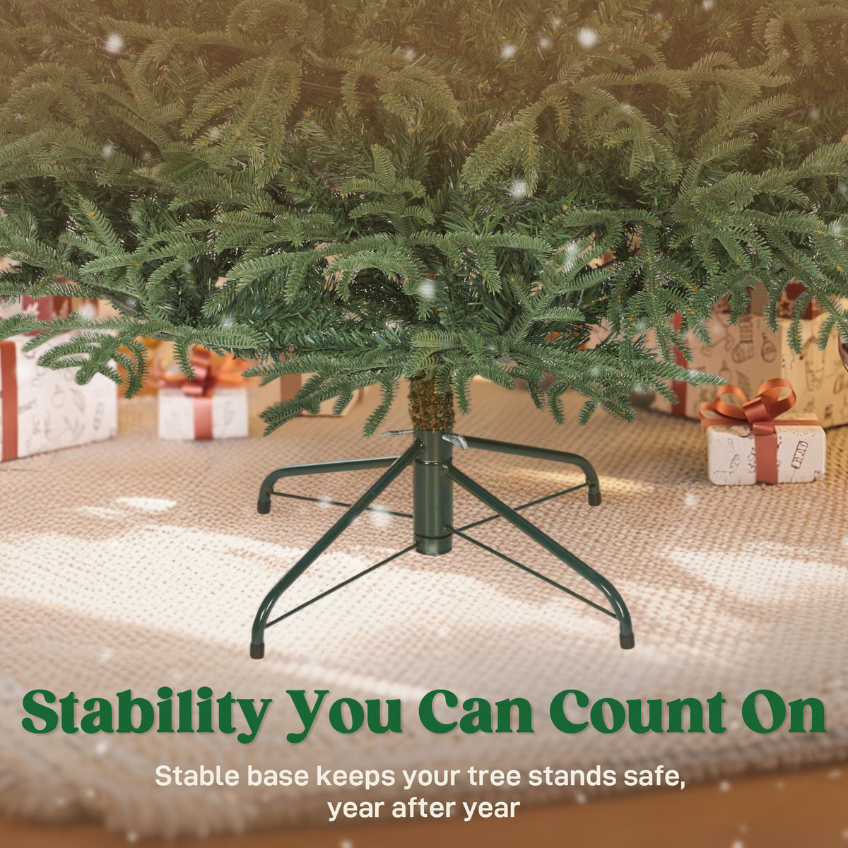7ft Full Spruce Christmas Tree with Realistic Dense Tips