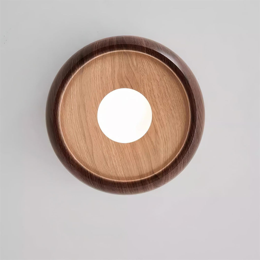 Albanora Minimalist Wooden LED Ceiling Lamp