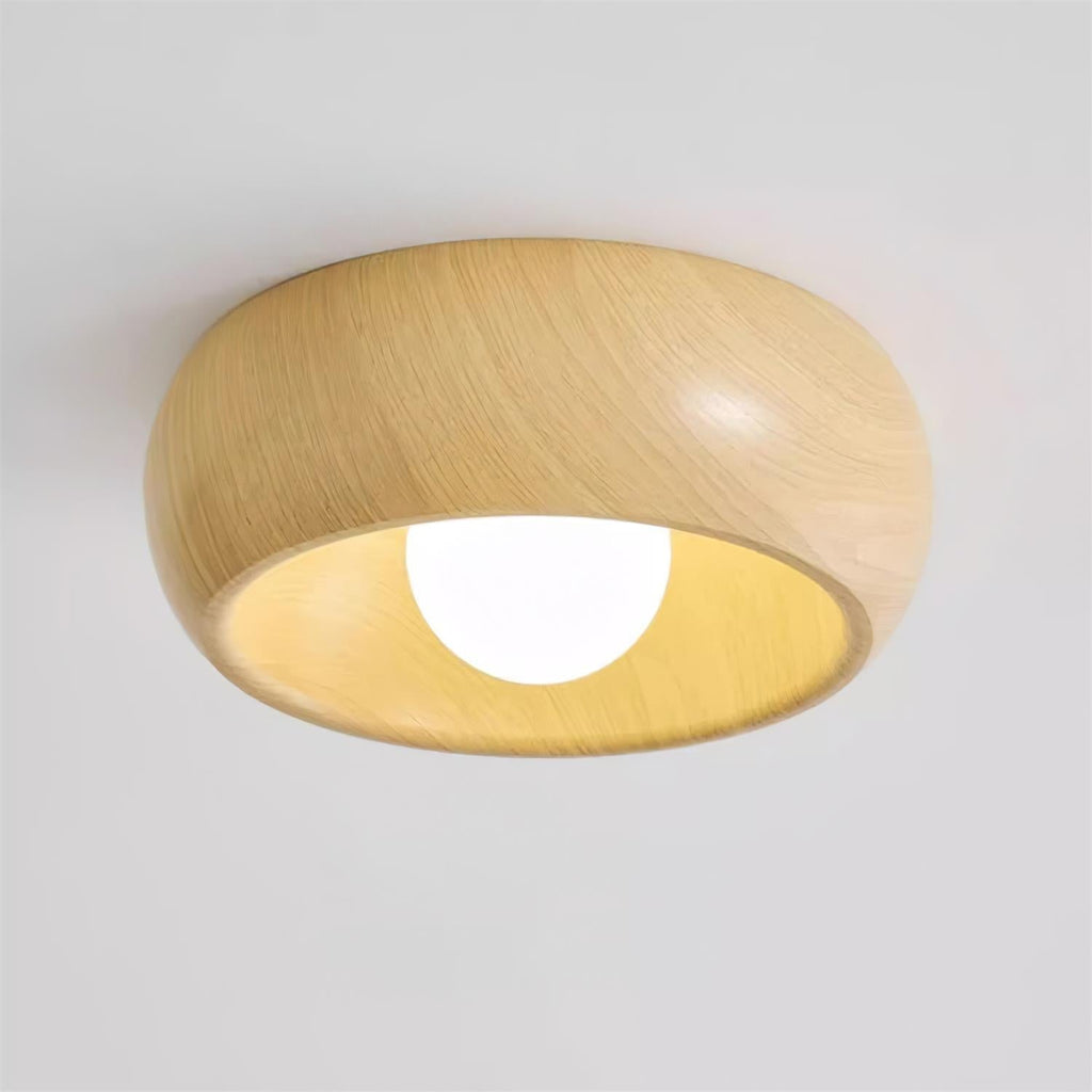 Albanora Minimalist Wooden LED Ceiling Lamp
