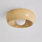 Albanora Minimalist Wooden LED Ceiling Lamp
