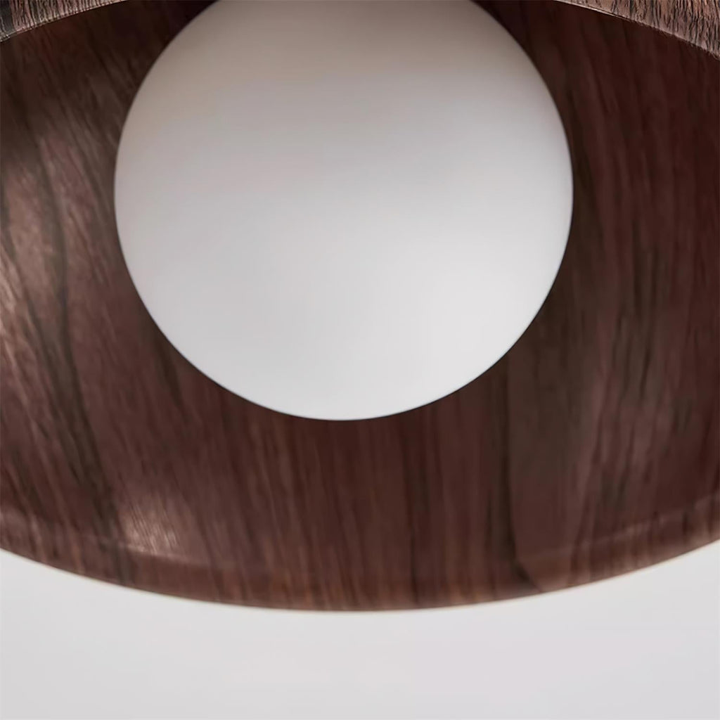 Albanora Minimalist Wooden LED Ceiling Lamp