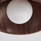 Albanora Minimalist Wooden LED Ceiling Lamp