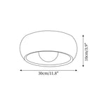 Albanora Minimalist Wooden LED Ceiling Lamp