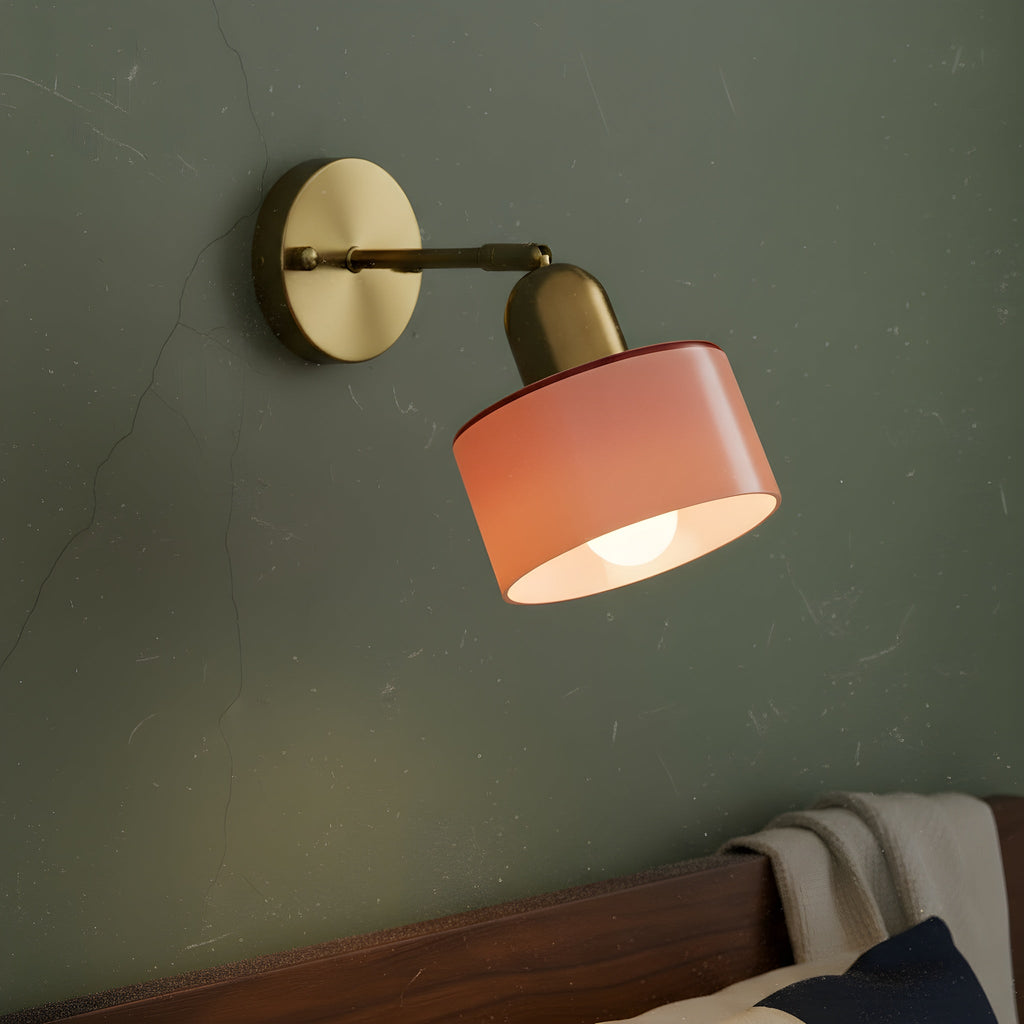 Colored Glass Bauhaus Wall Light Modern Interior Lighting