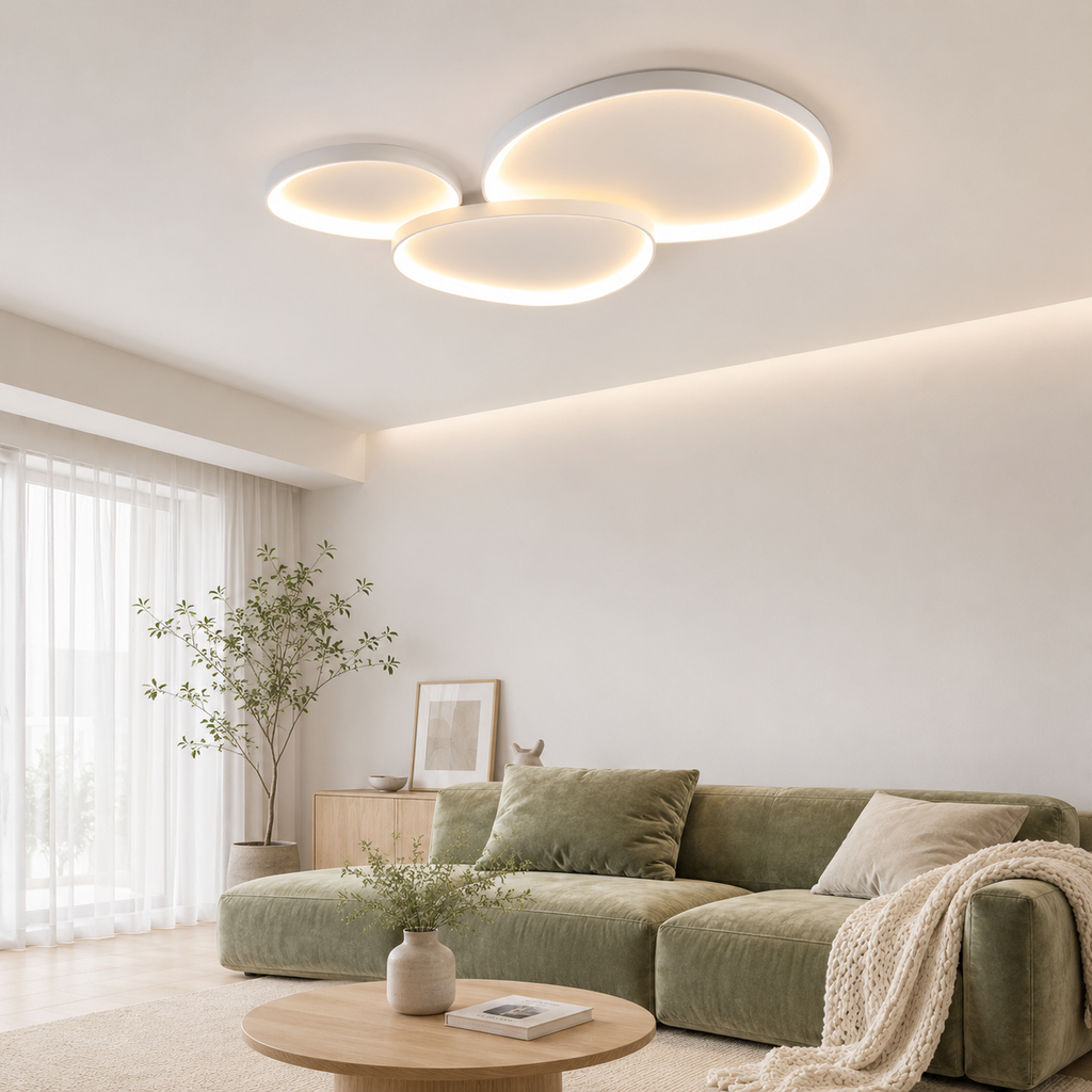 Modern Armure LED Ceiling Light Contemporary Home Lighting