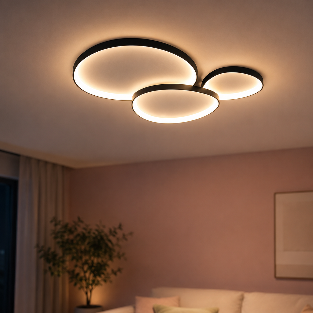 Modern Armure LED Ceiling Light Contemporary Home Lighting