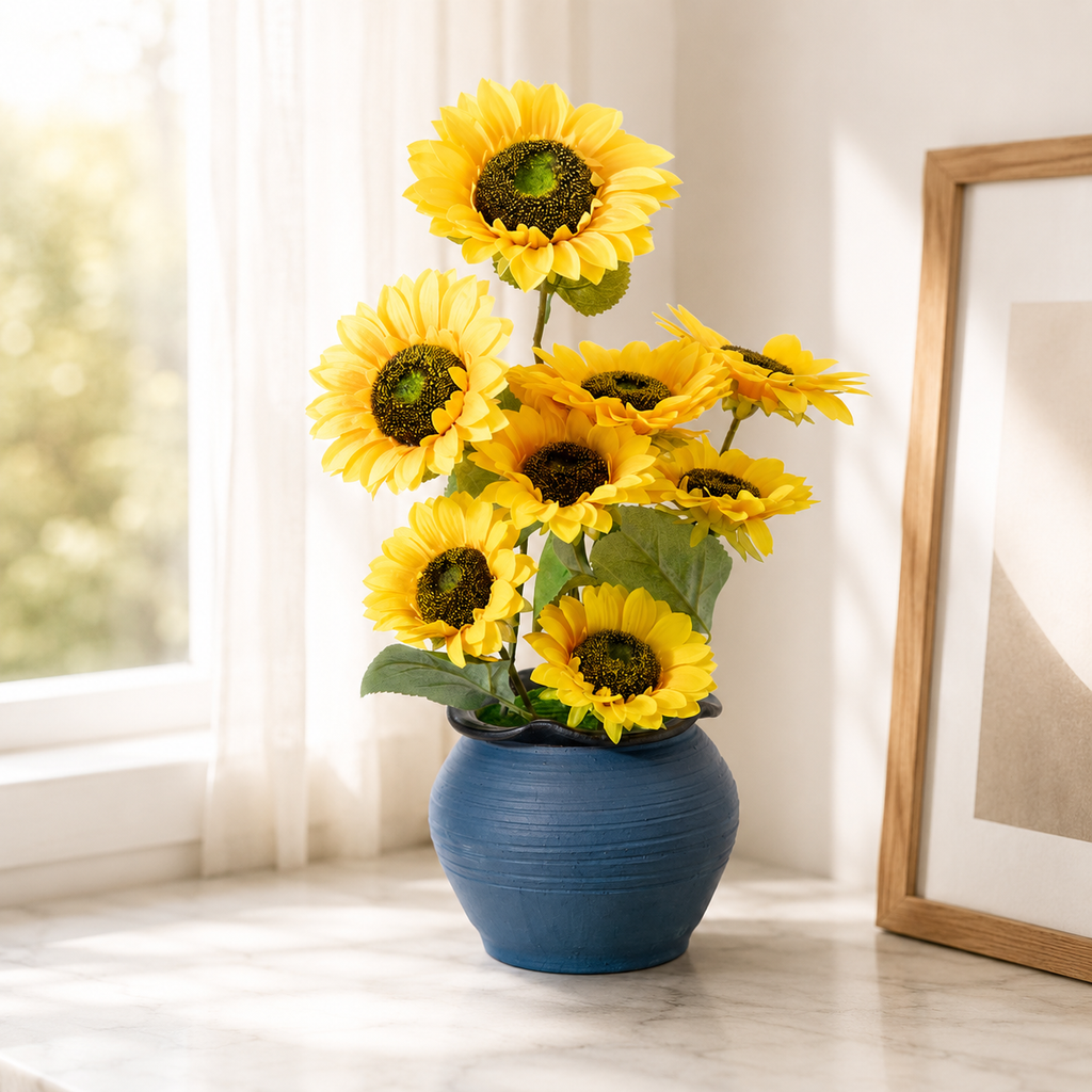 Artificial Sunflower Flower Arrangement