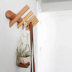 Maeve Solid Oak Wall Rack Organiser